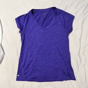 Electric purple workout top!
